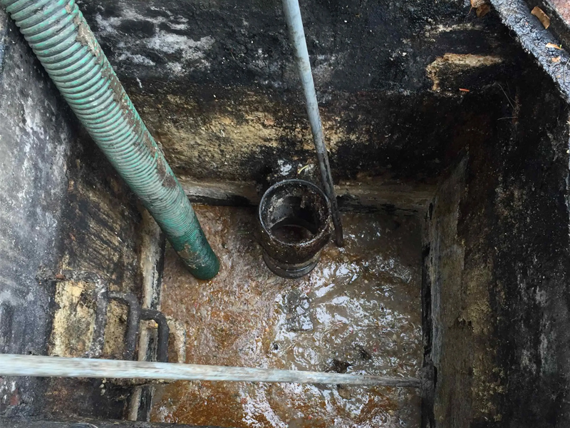 中华门隔油池清理